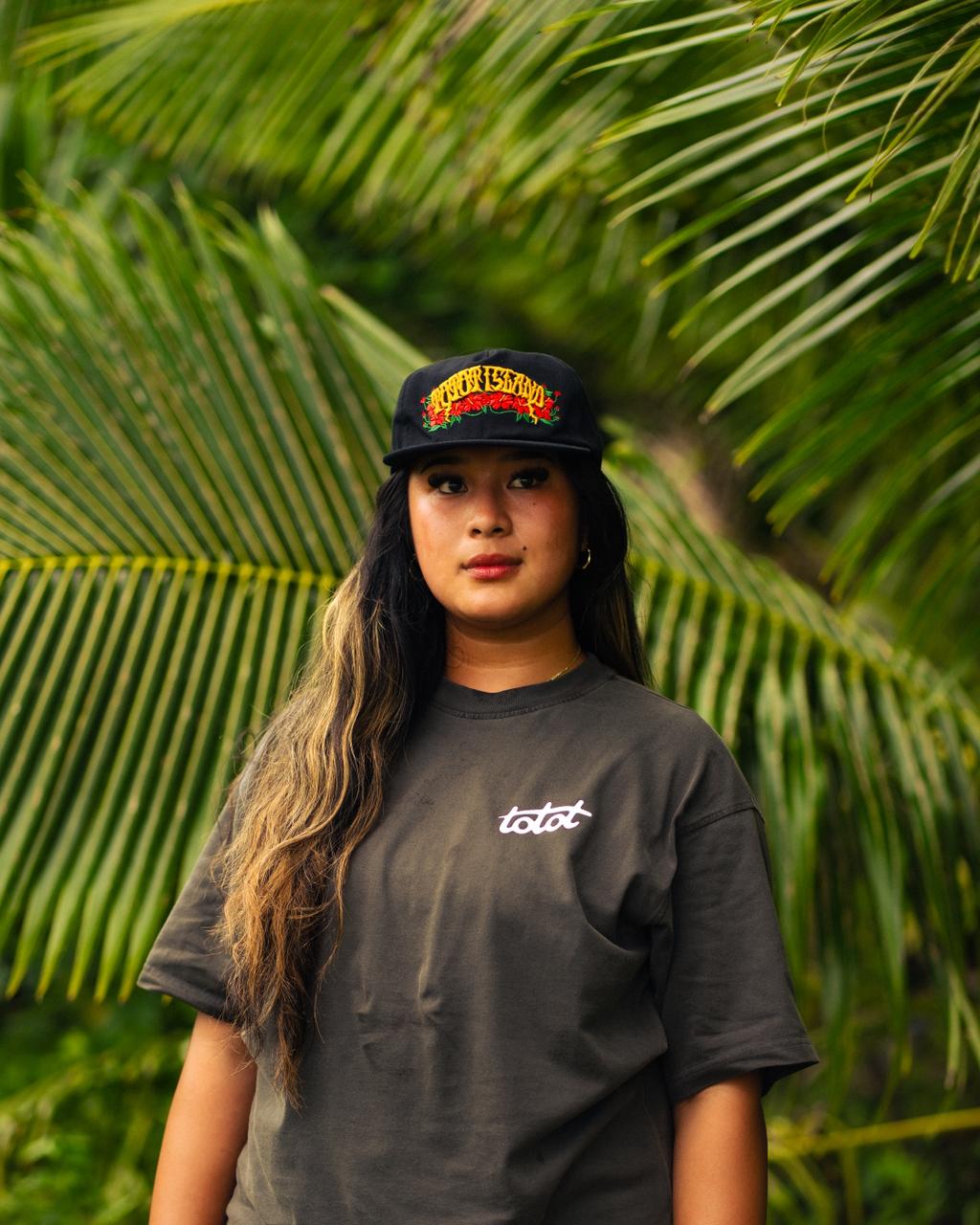 Psychedelic Hibiscus - 5 Panel Hat